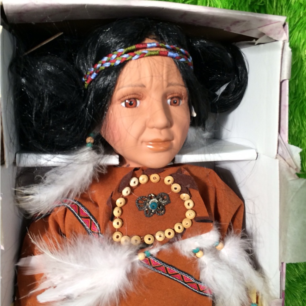 Porcelain doll 24inches with certificate of certification